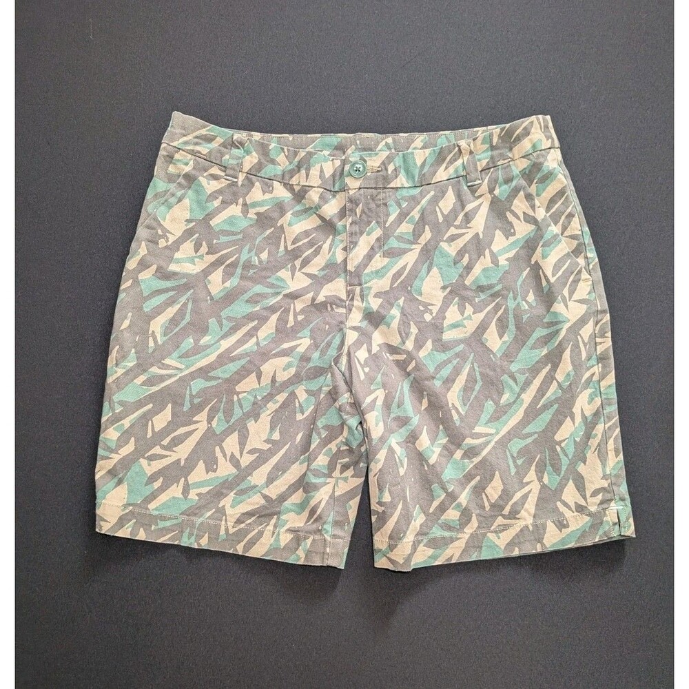 Patagonia Shorts Womens Size 6 All Wear Organic Cotton Camp Green Stretch Chino